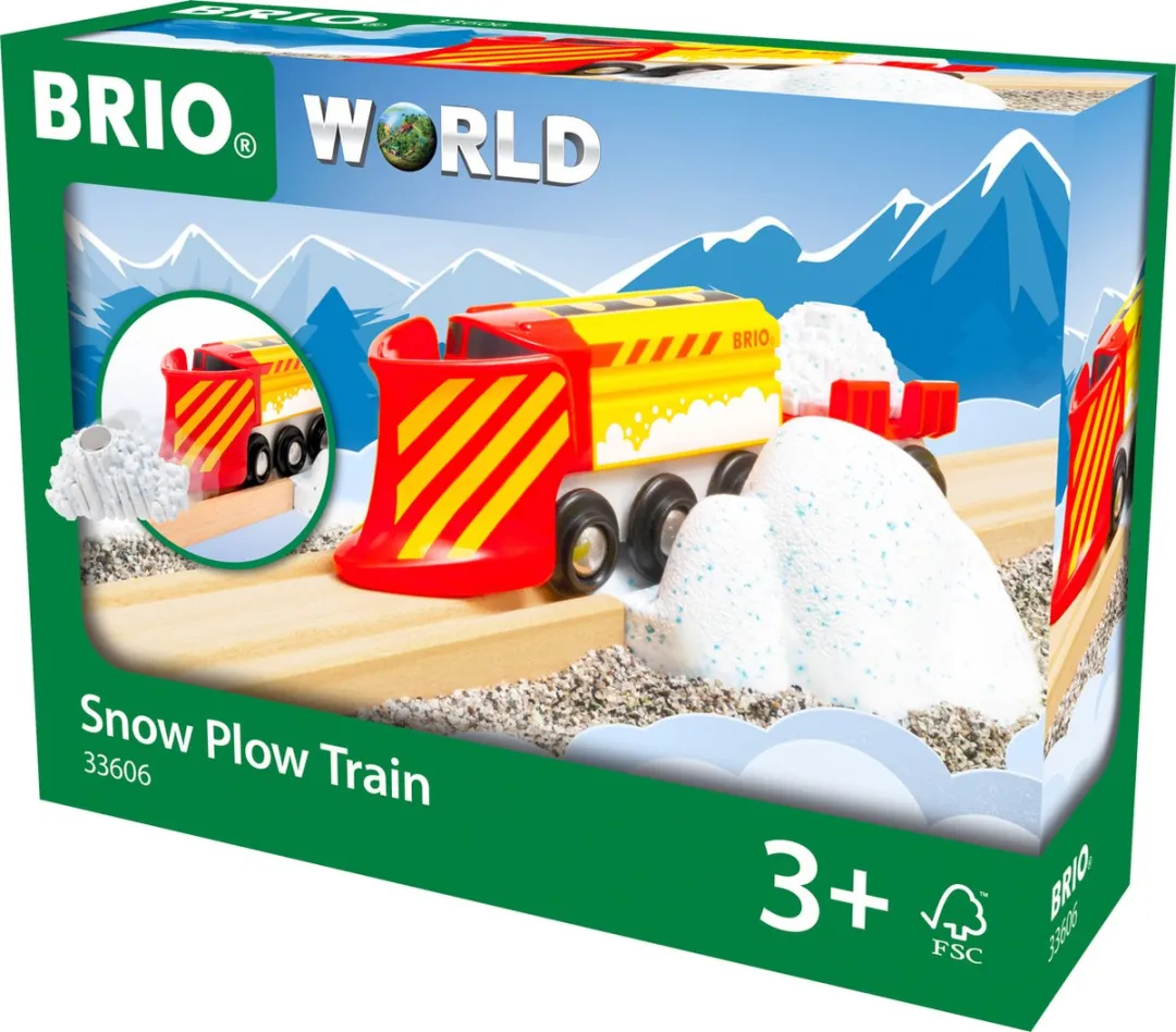 BRIO Sneeuwschuivertrein 33606