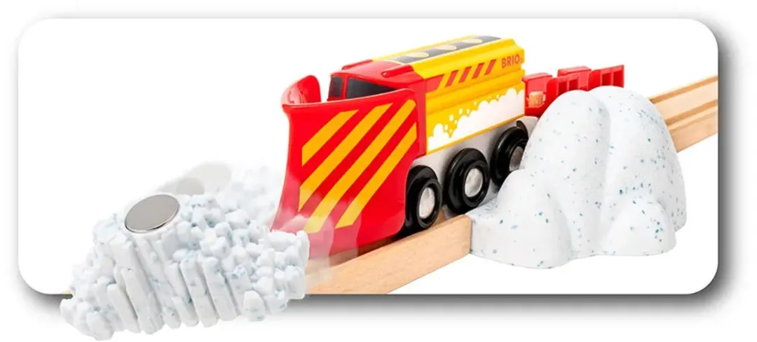 BRIO Sneeuwschuivertrein 33606 - Multicolor