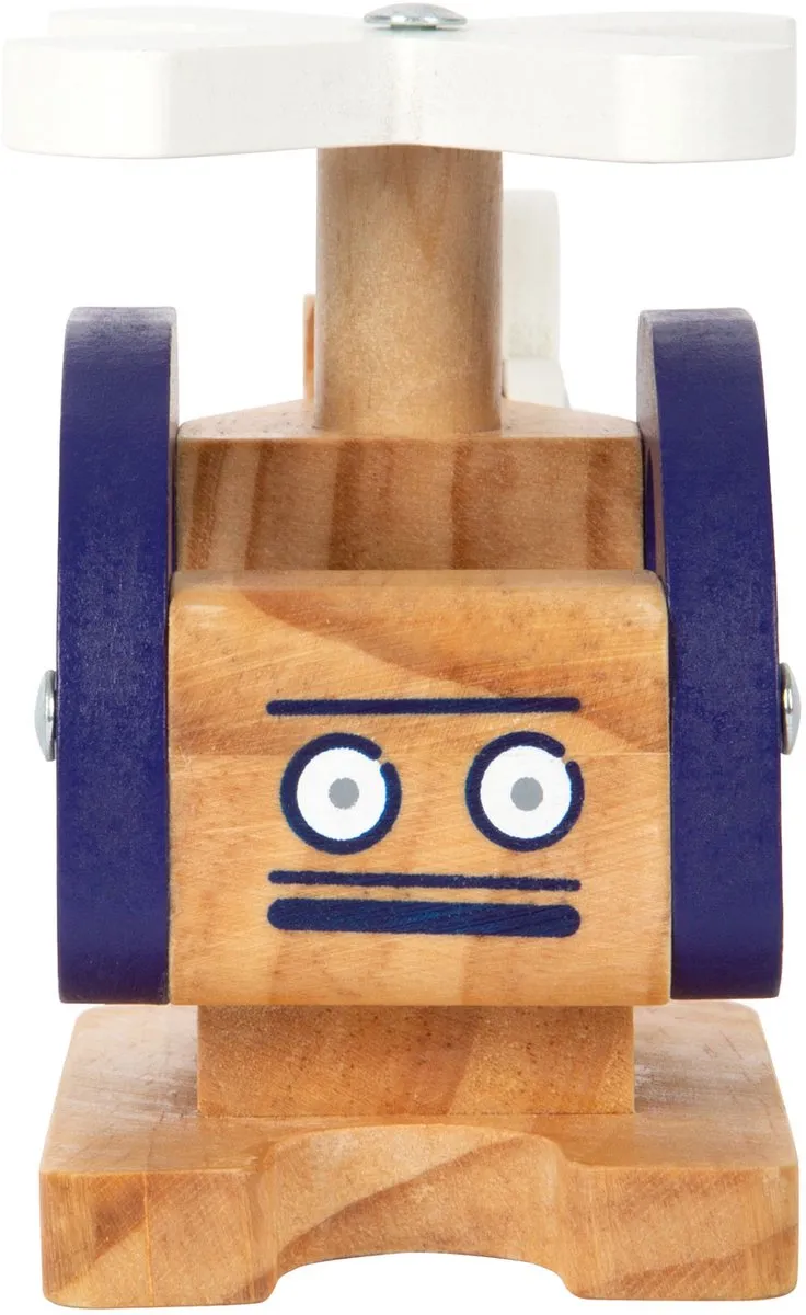 Small Foot Houten Helikopter 12287 - Paars