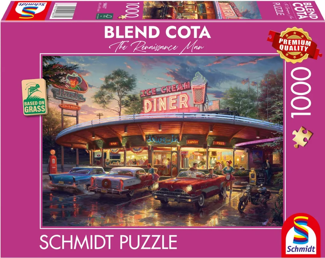 Schmidt Spiele Blend Cota Puzzel American Diner 1000 Stukjes
