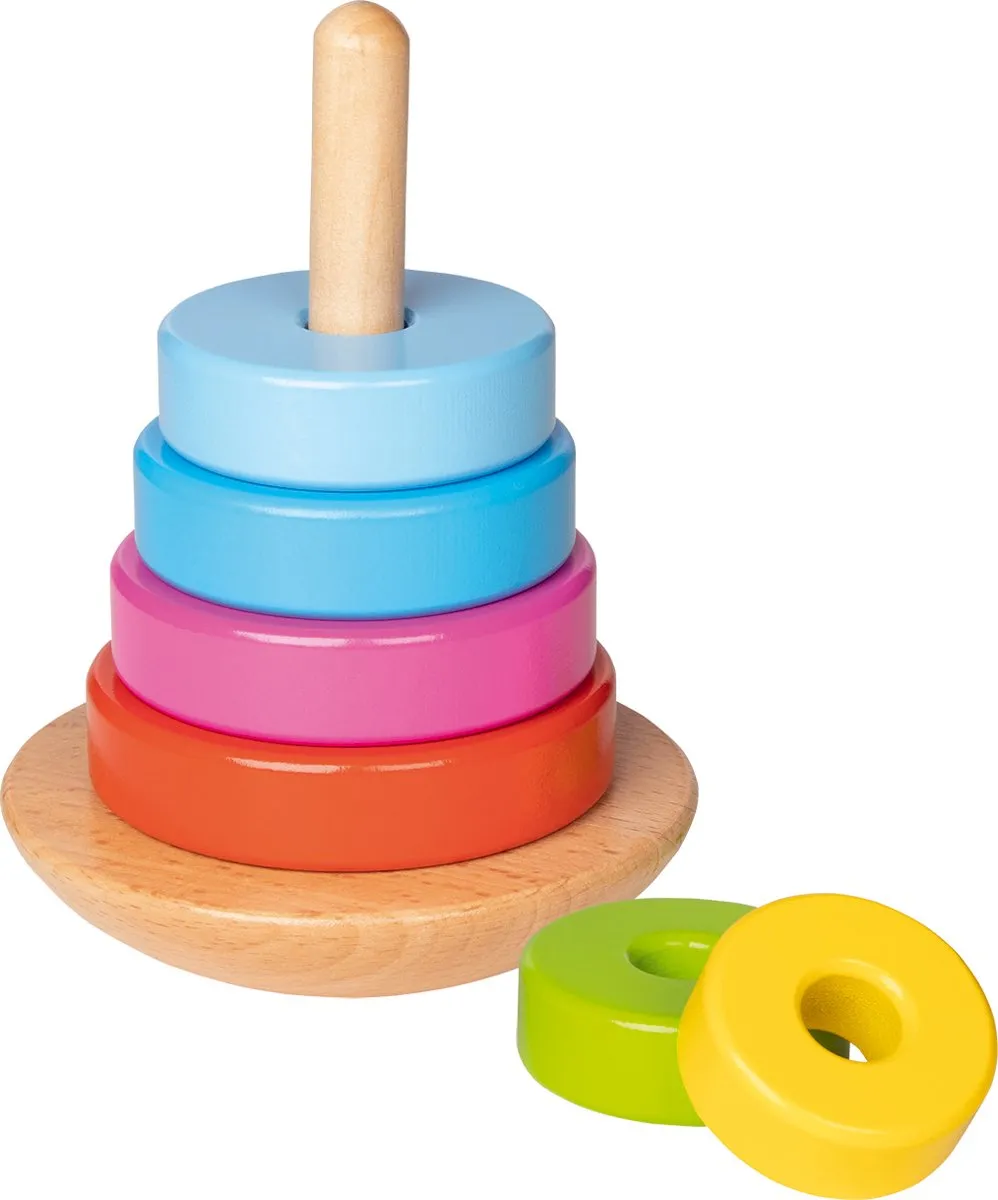 Goki Stapeltoren Hout 8-delig - 12cm - 2+