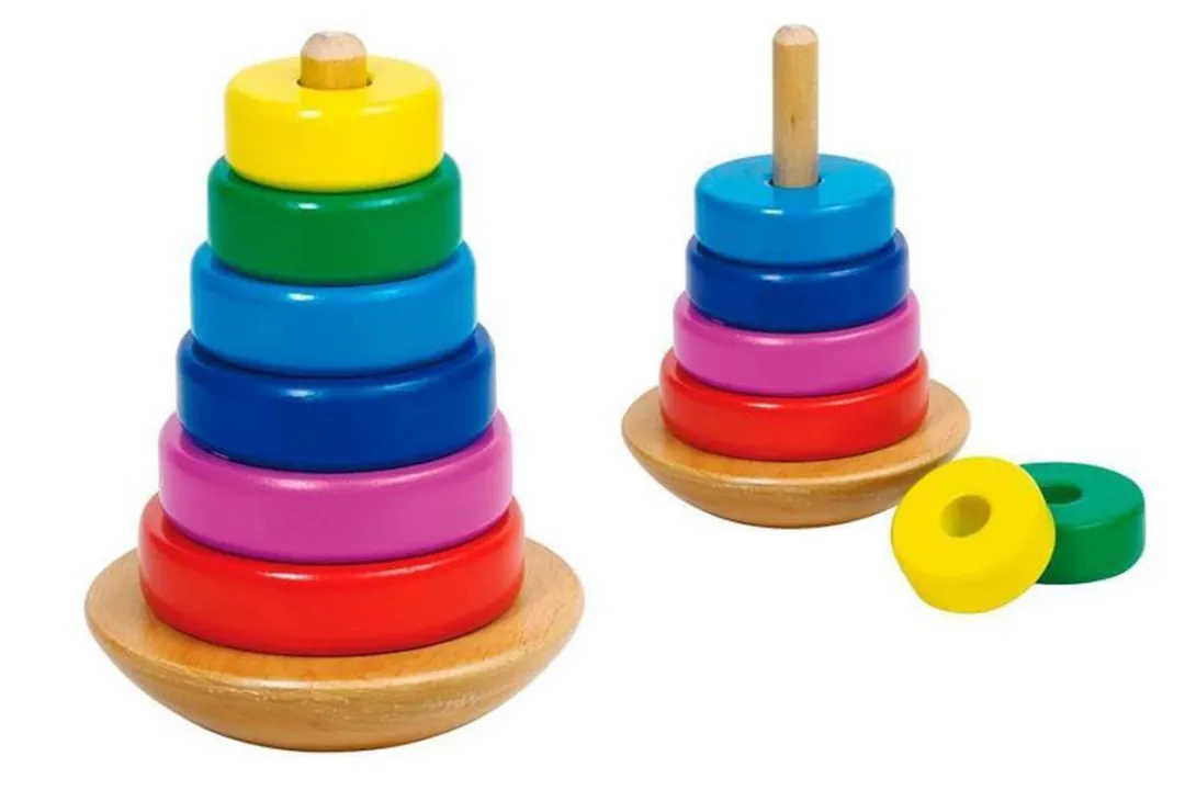 Goki Stapeltoren Hout 8-delig