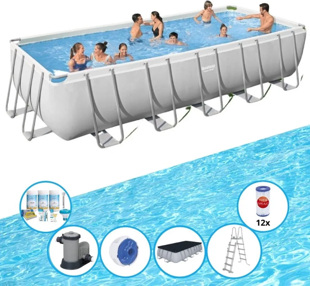Bestway Power Steel Zwembad 640x274x132cm