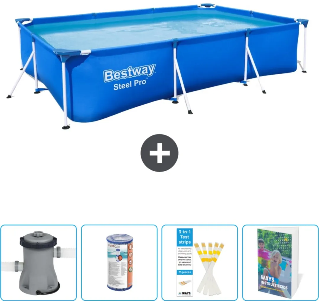 Bestway Steel Pro Zwembad 300x201x66cm