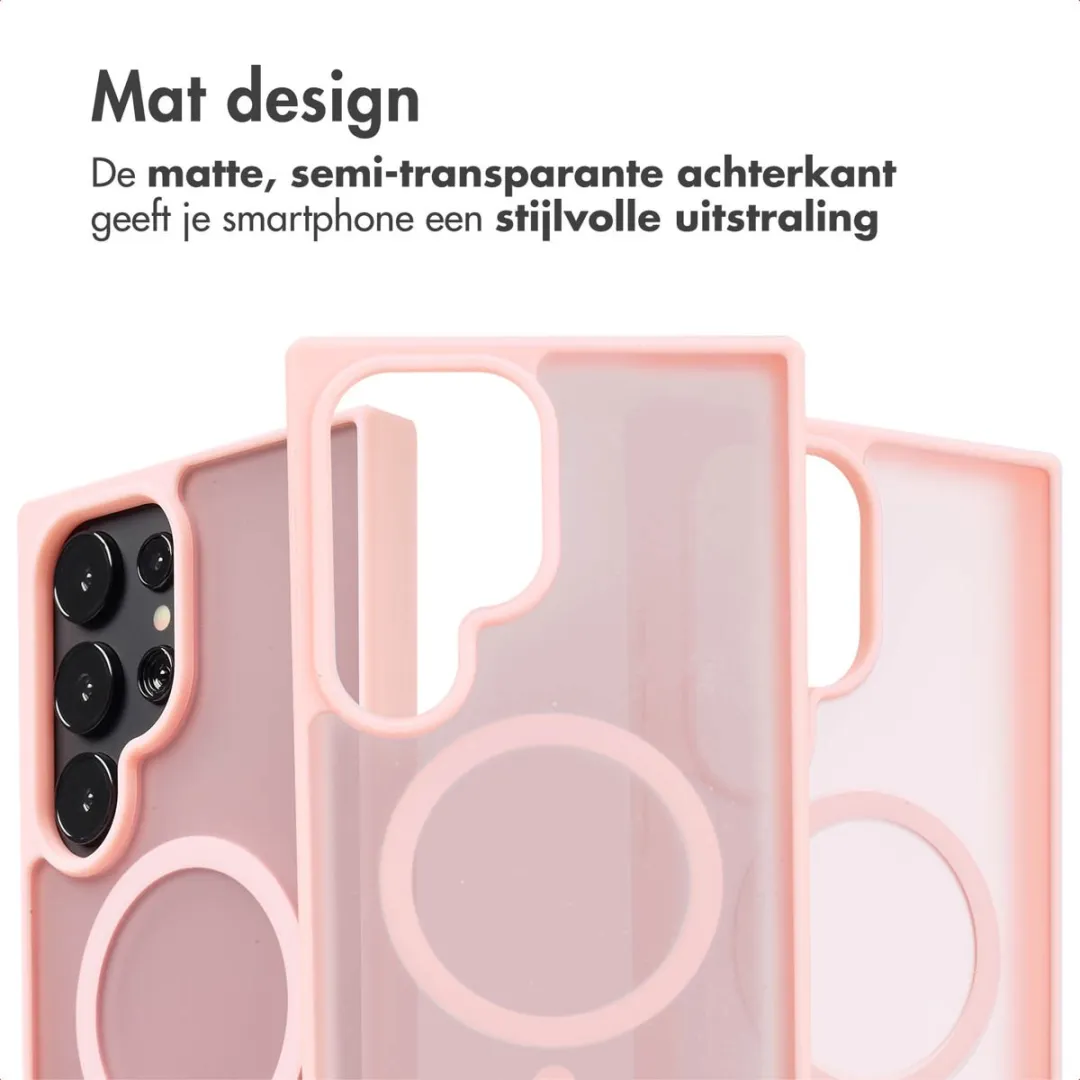 Imoshion Hoesje Samsung Galaxy S24 Ultra Lichtroze - MagSafe