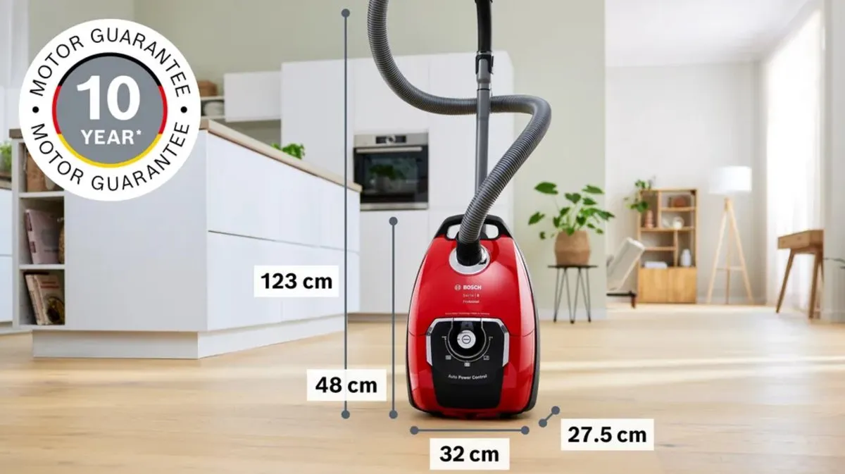 Bosch ProAnimal BGB8PET3A Stofzuiger met zak - Rood