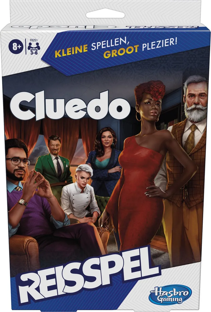 Hasbro Gaming Cluedo Reisspel - 3-6 Spelers