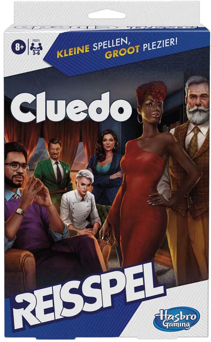 Hasbro Gaming Cluedo Reisspel - 3-6 Spelers