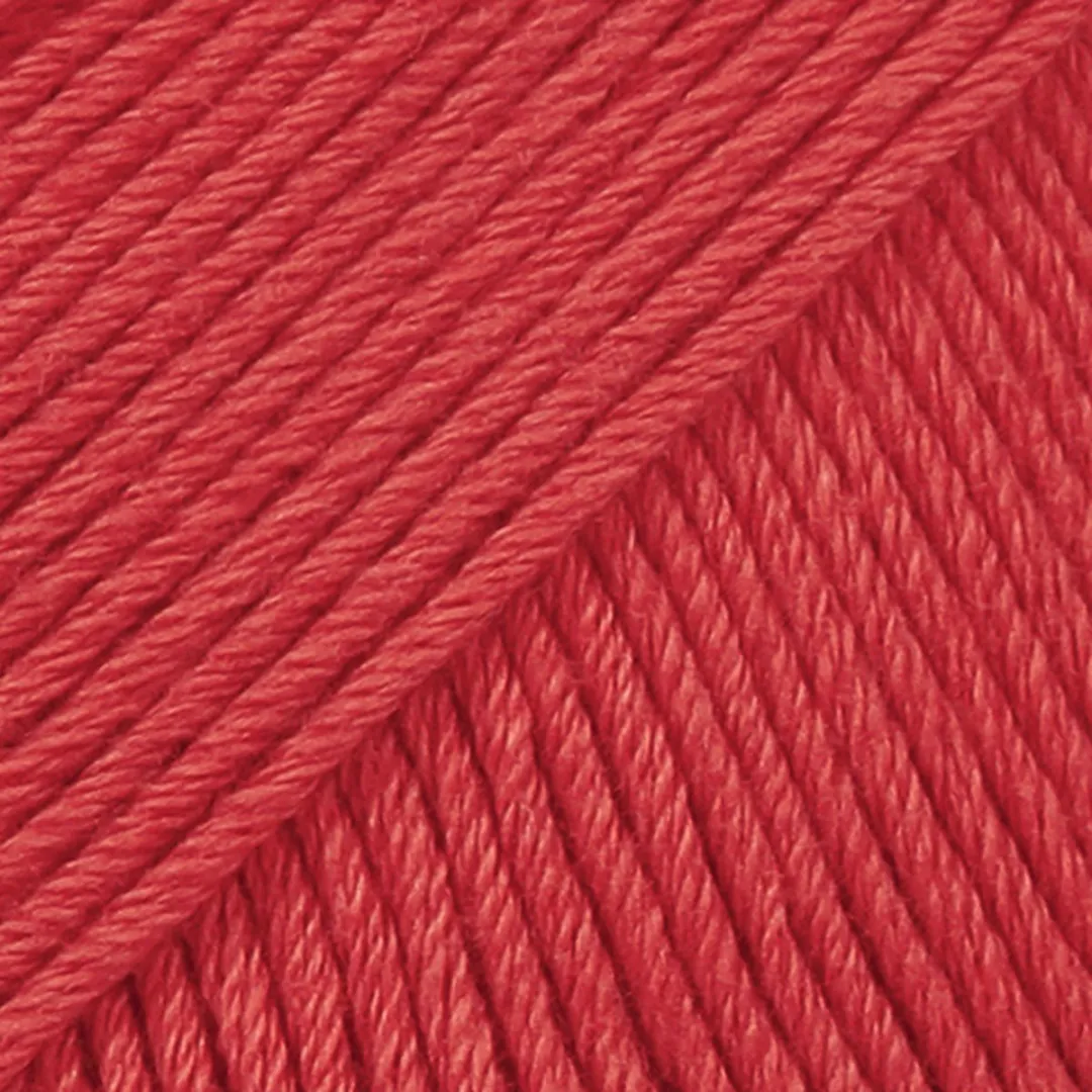 Drops Safran Uni Colour Rood Katoen Garen