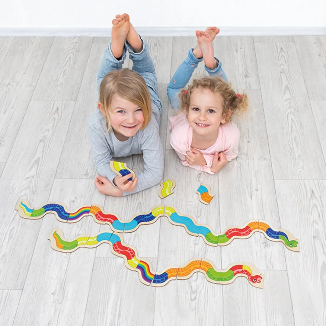 Beleduc Mamba Zamba Houten Dominospel - 45 Stuks - Multicolor