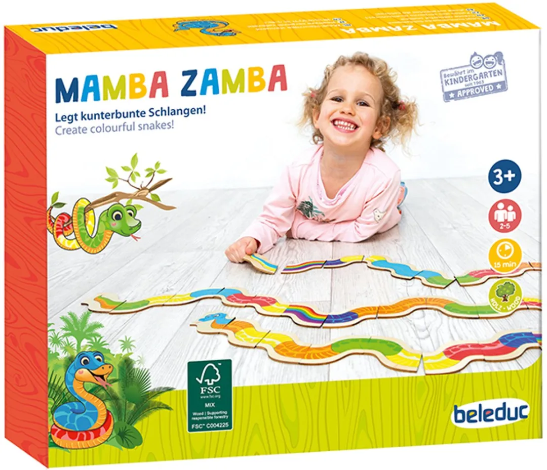 Beleduc Mamba Zamba Houten Dominospel