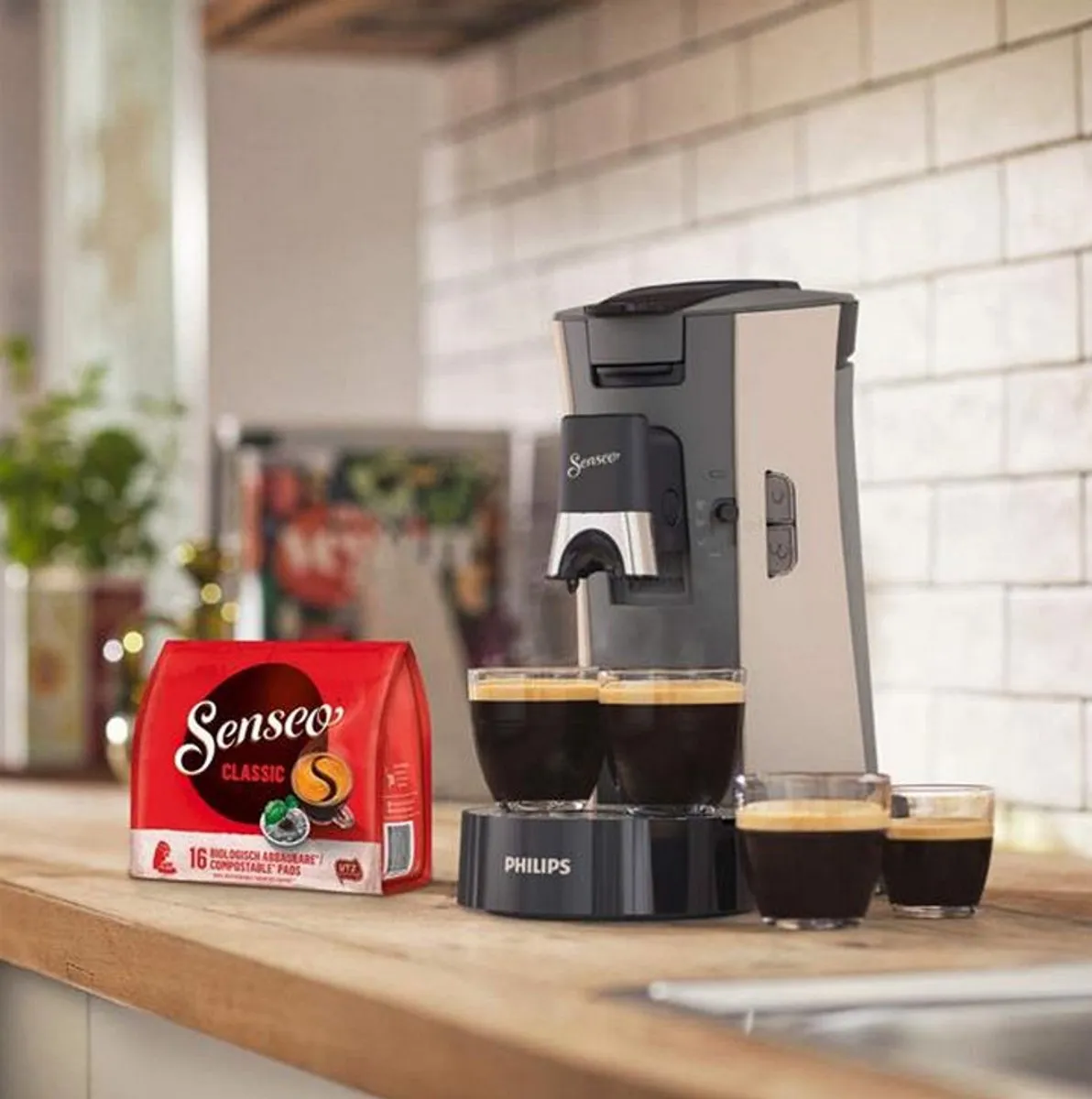 Philips SENSEO Select CSA240/31 Koffiepadmachine - 1450W - 2 Kopjes