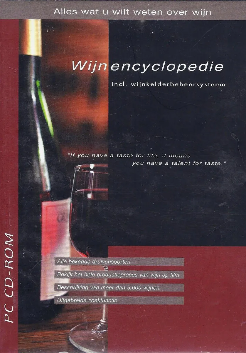 Denda Games Wijnencyclopedie PC CD-ROM