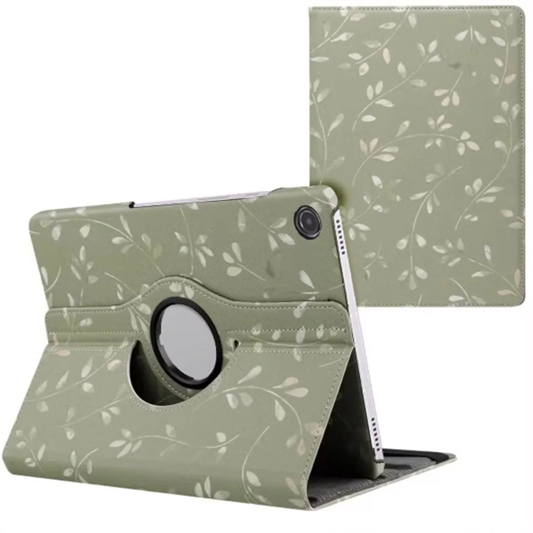 Imoshion SH00066940 Tablethoes - Samsung Galaxy Tab A9 Plus 11" - 360° Draaibaar - White Blue Stripes