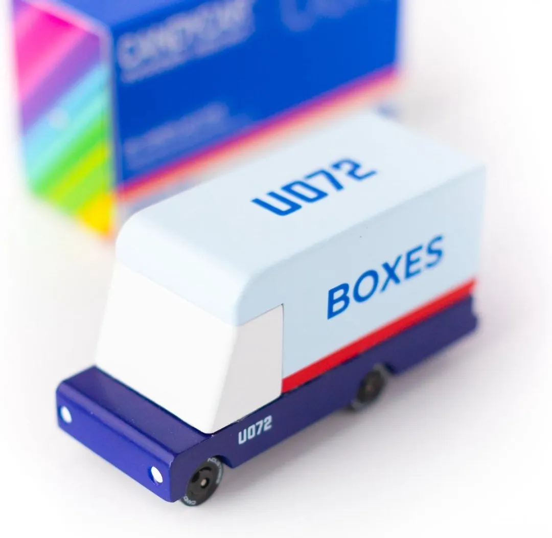 Candylab Toys Mail Van 17410013 - Rood/Wit/Blauw/Lichtgrijs