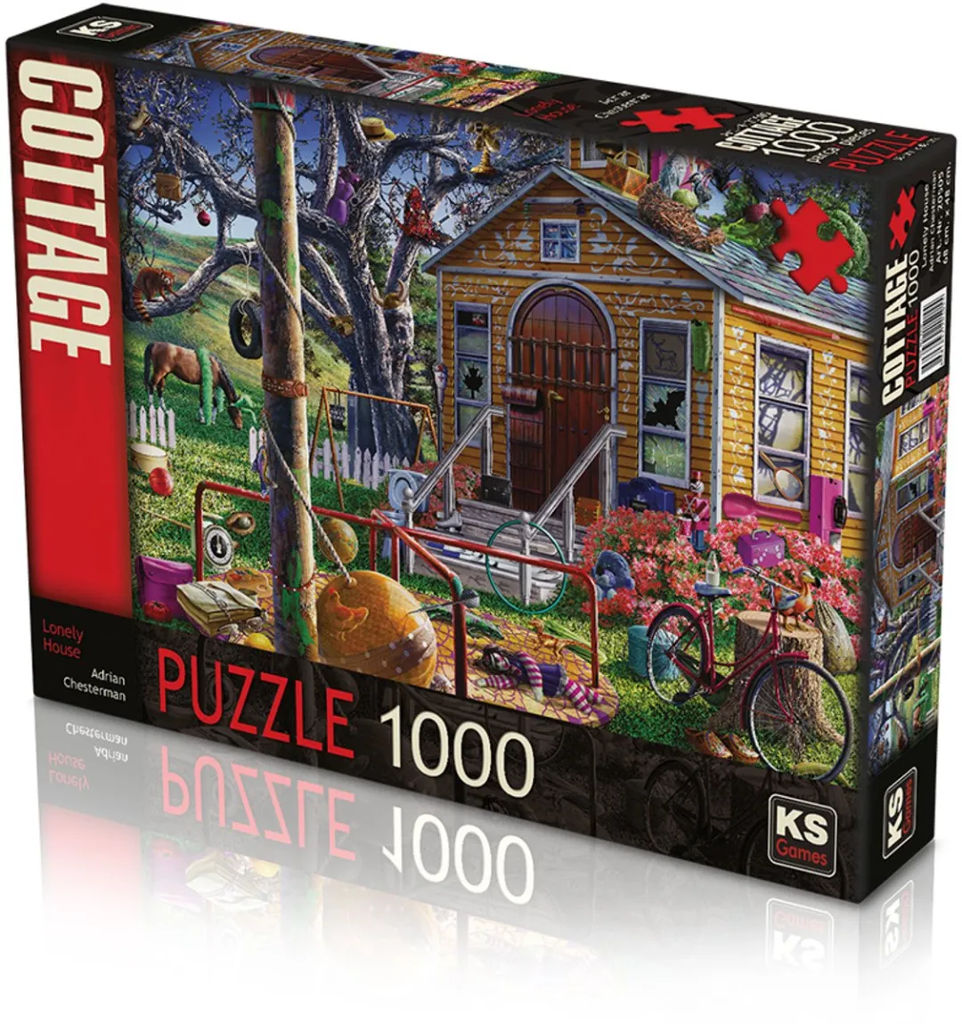 KS Games Lonely House Puzzel - 1000 stukjes - 68 x 48 cm