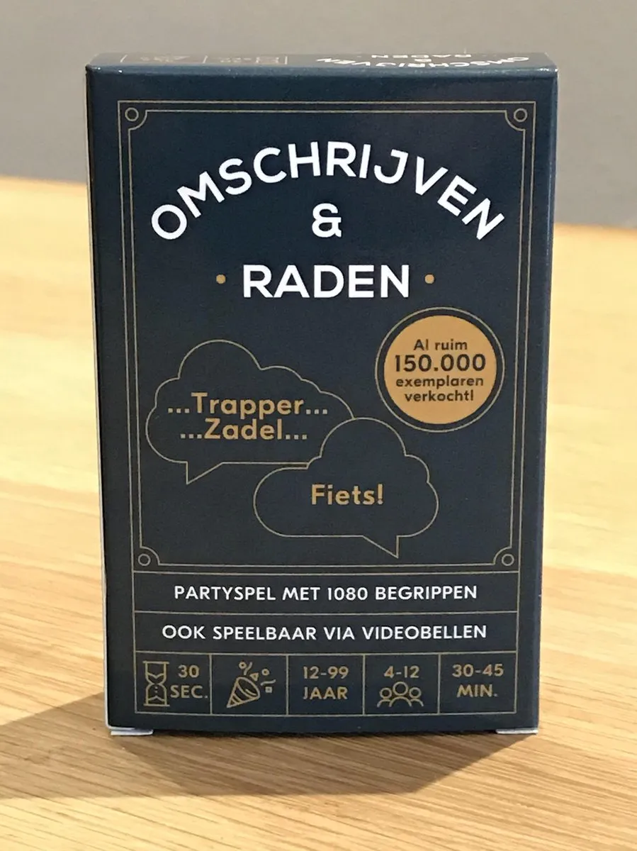Omschrijven & Raden #1 Pocket Kaartspel - 1080 Begrippen