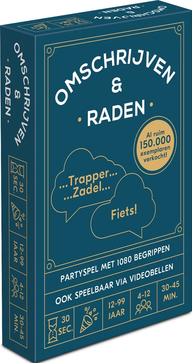 Omschrijven & Raden #1 Pocket Kaartspel - 1080 Begrippen