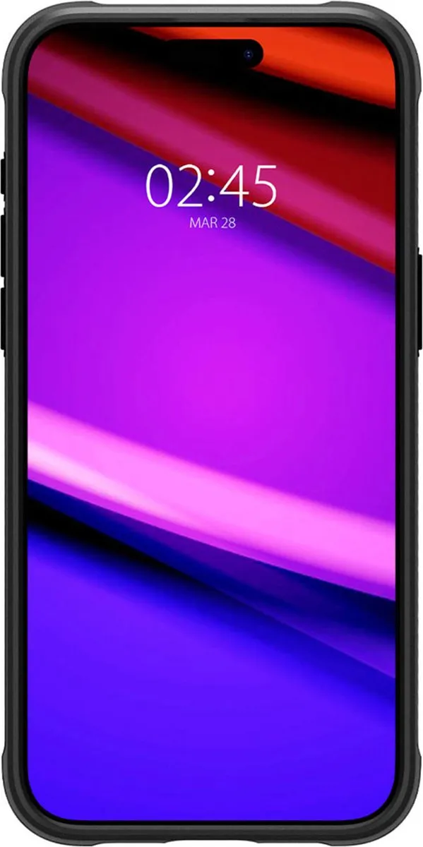 Spigen Rugged Armor Magfit ACS06703 Hoesje - iPhone 15 Pro - Zwart