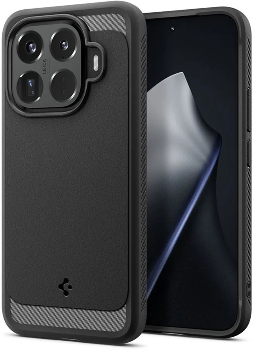 Spigen Rugged Armor ACS11152 Backcover - Xiaomi 15T Pro - Zwart