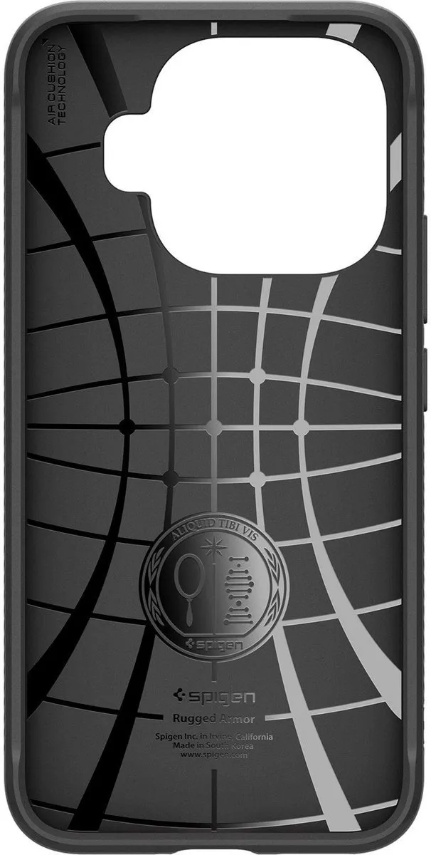 Spigen Rugged Armor ACS11152 Backcover - Xiaomi 15T Pro - Zwart