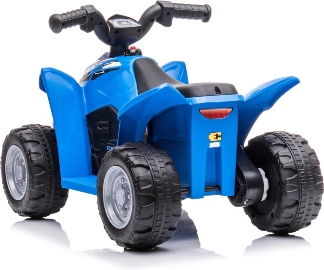 Eco Toys Honda Elektrische Kinderquad Blauw - 2,8 km/u