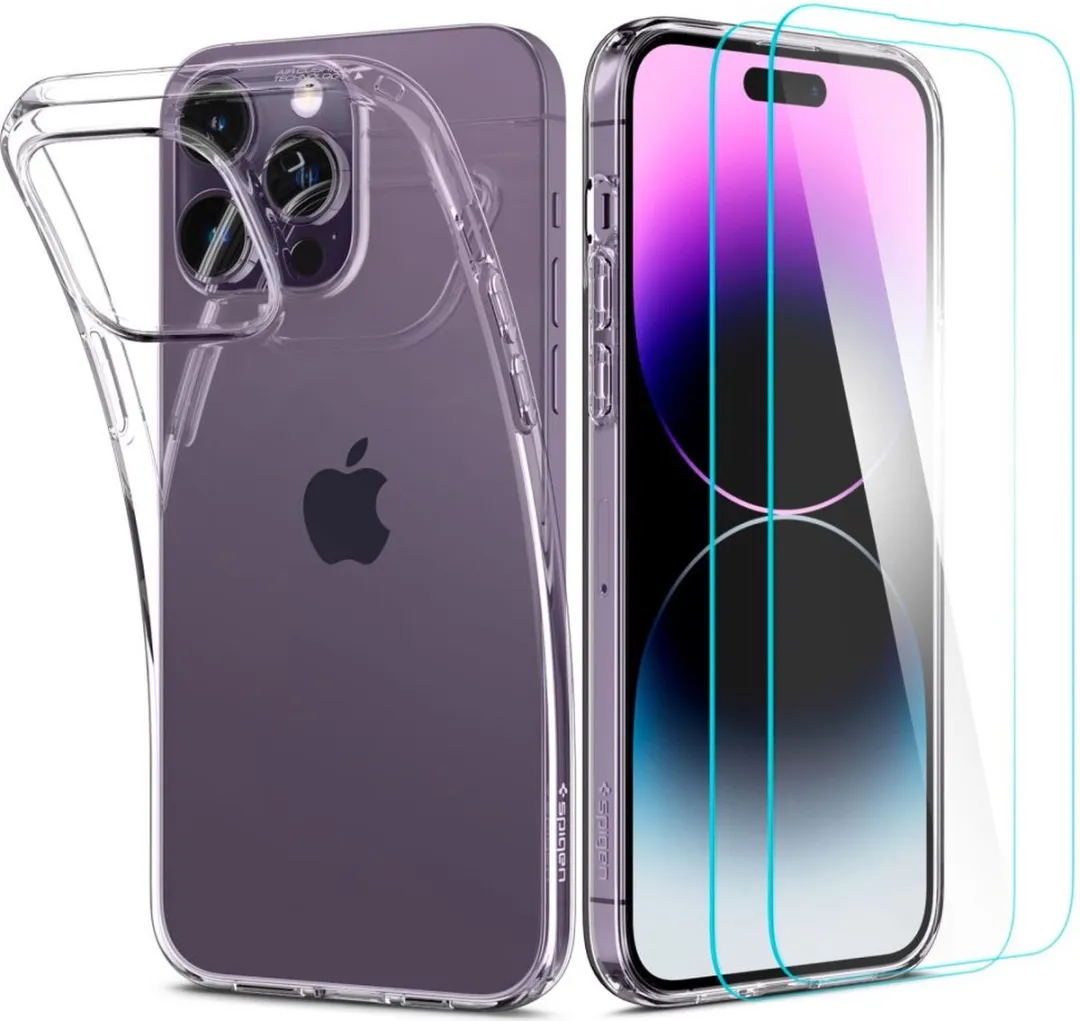 Spigen Crystal Pack iPhone 14 Pro Hoesje