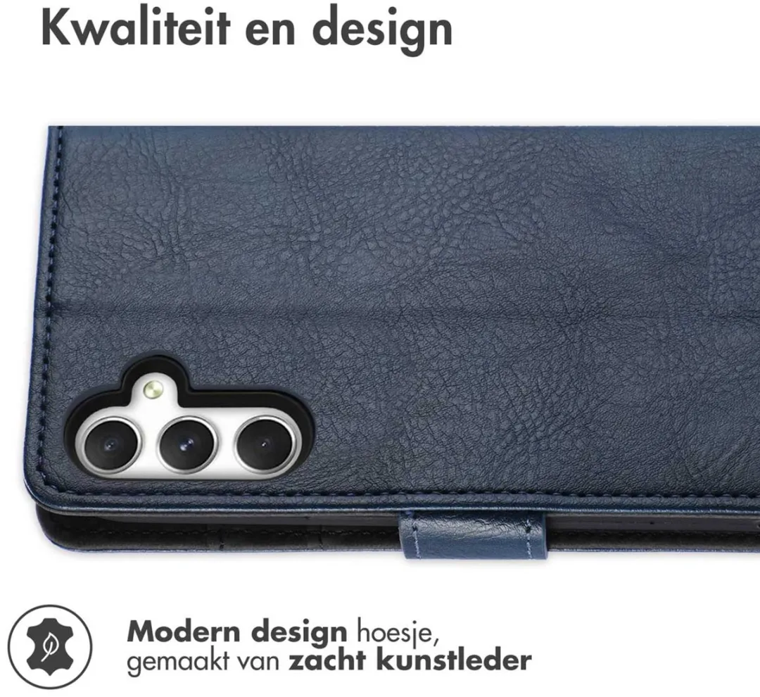 Imoshion Hoesje Samsung Galaxy A25 3 Pasjes - Donkerblauw