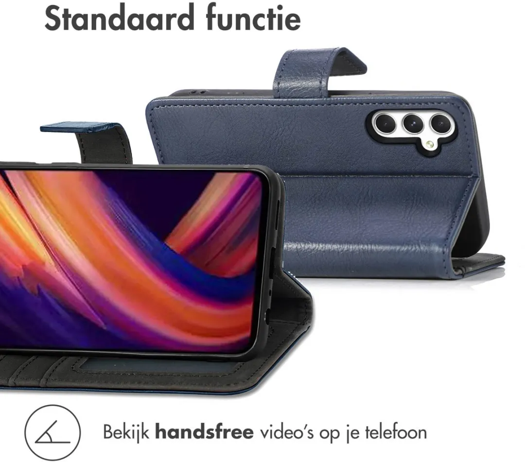 Imoshion Hoesje Samsung Galaxy A25 3 Pasjes - Donkerblauw