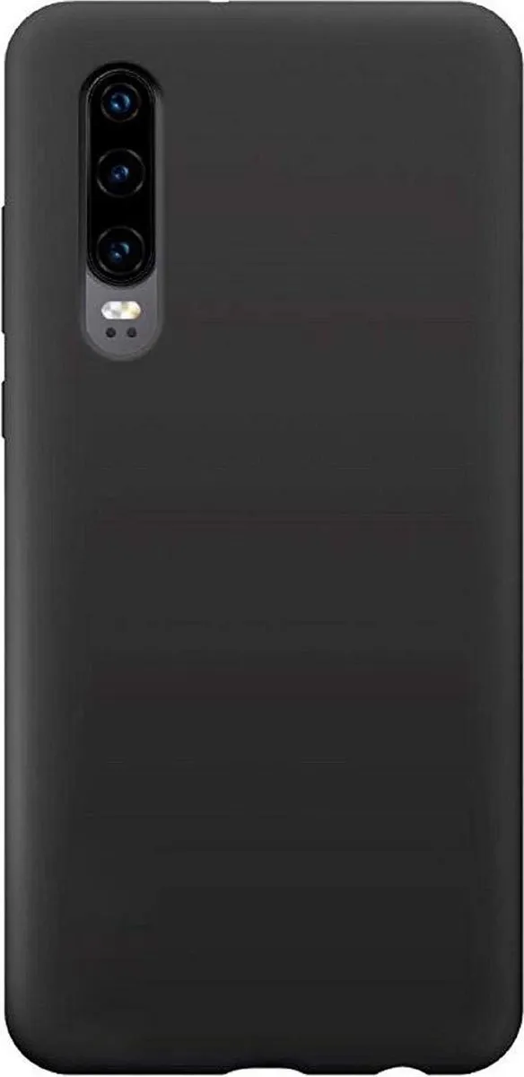 BMAX Siliconen Hoes Huawei P30 - Zwart
