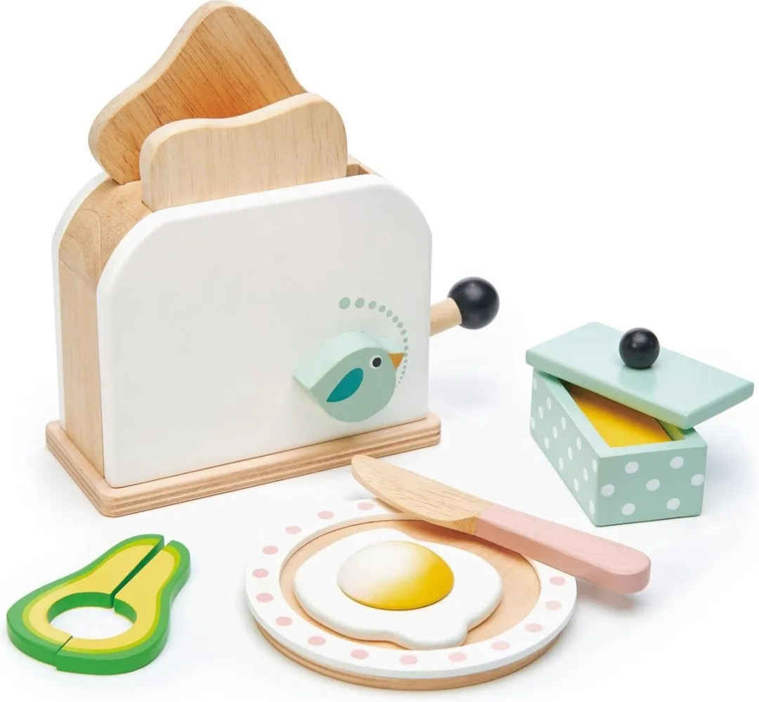 Tender Leaf Toys Ontbijtset Toaster 18,5cm