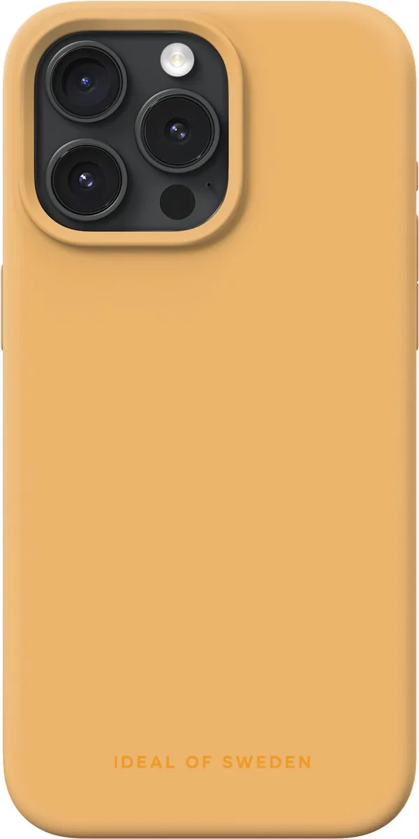 iDeal of Sweden iPhone 15 Pro Max Silicone Case - Apricot - MagSafe