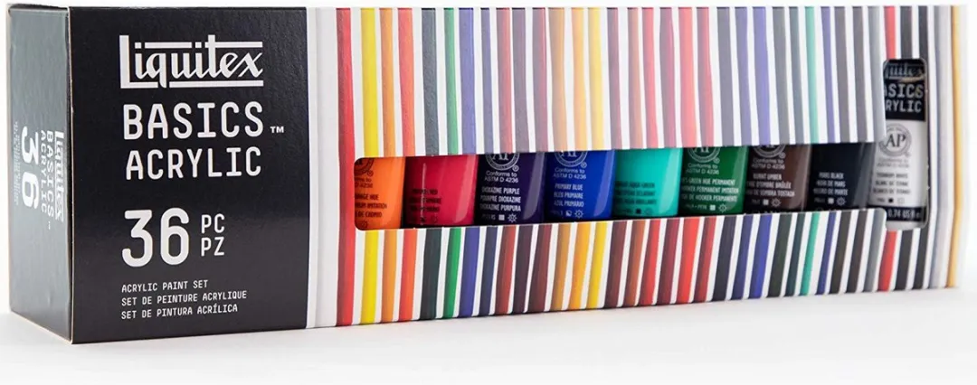 Liquitex Basics Acrylicverf 36 Kleuren