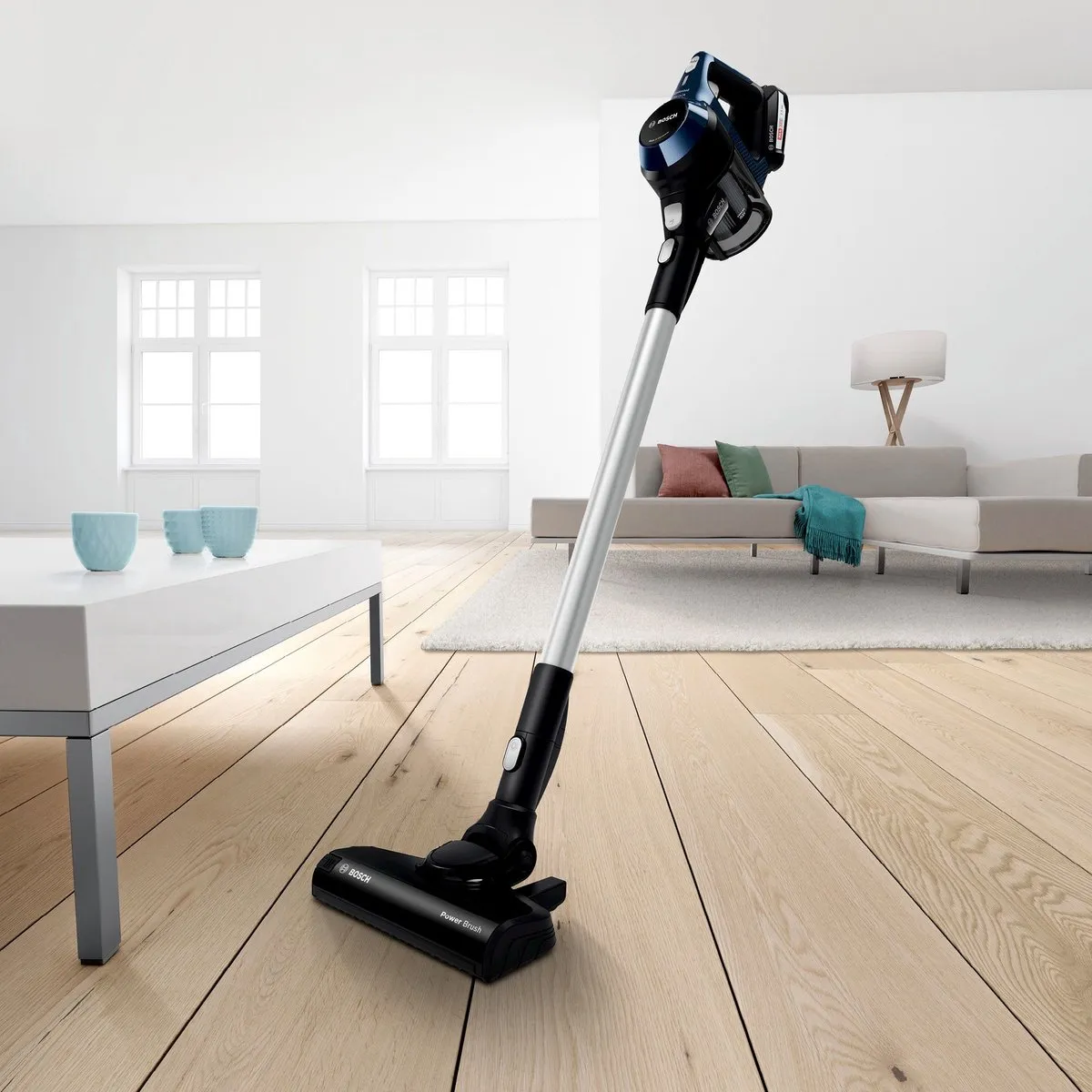 Bosch Unlimited 6 BBS611PCK Steelstofzuiger - Blauw