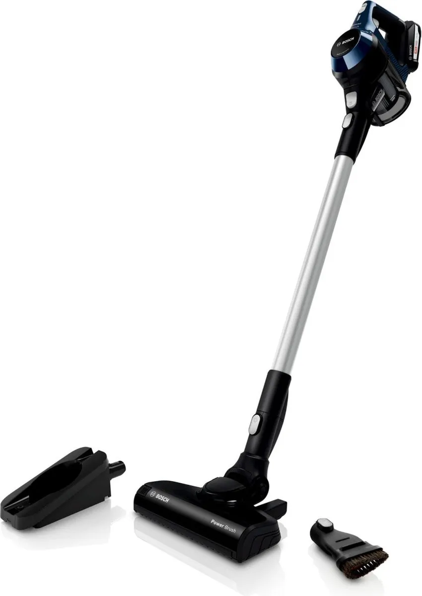 Bosch Unlimited 6 BBS611PCK Steelstofzuiger - Blauw