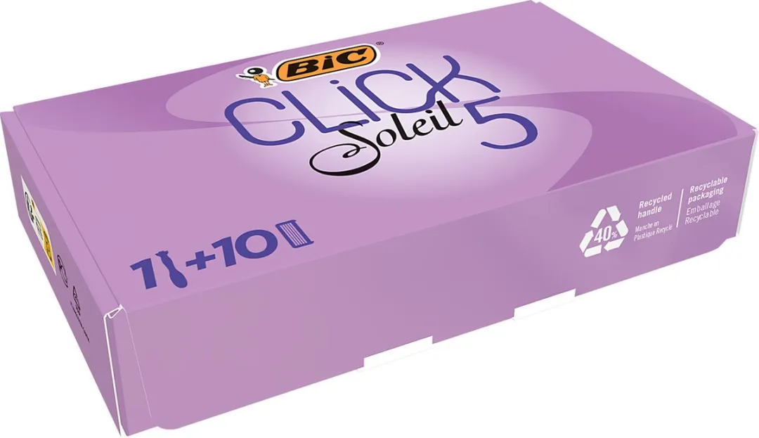 Bic Click 5 Soleil Dames Scheermes - 10 Stuks - Paars