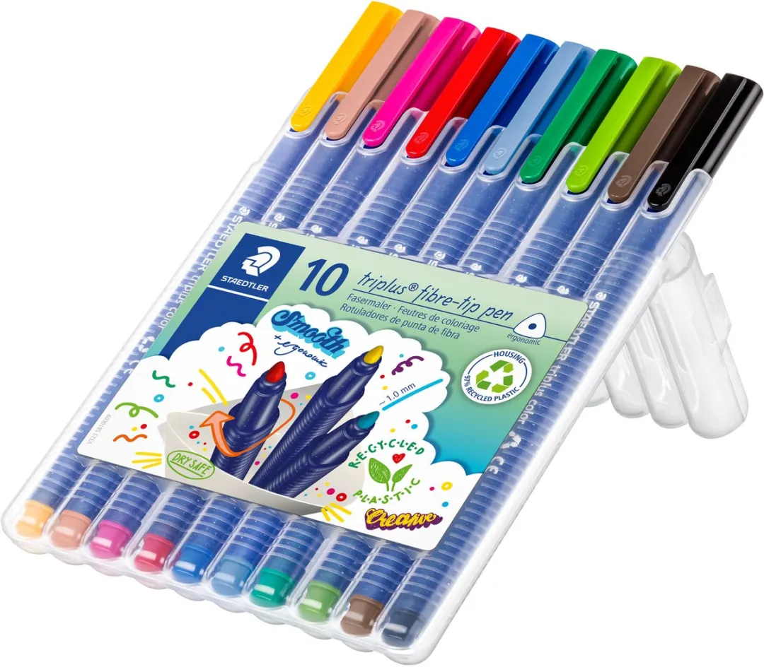 STAEDTLER triplus color Kleurstiften - 10 Stuks - afbeelding 6 van 6