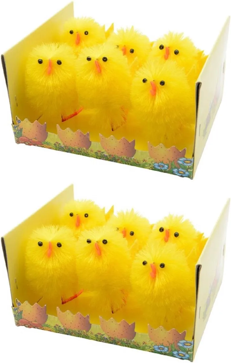 Decoris Gele Paaskuikentjes 6,5 cm