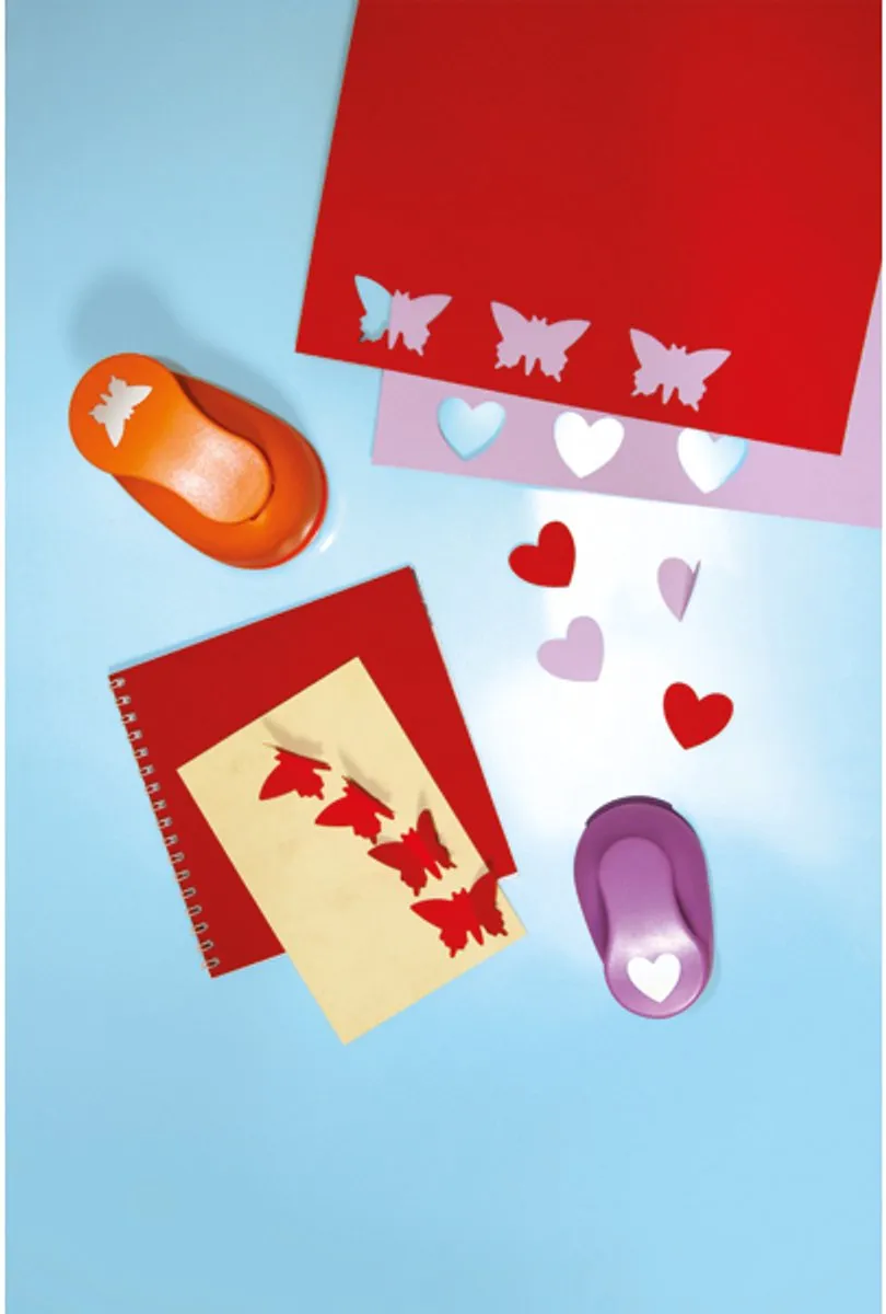 Eduplay Creatieve Vlinder Perforator 50mm - Multicolor