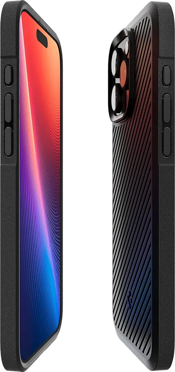 Spigen Core Armor Hoesje ACS08157 - iPhone 16 Pro - Zwart