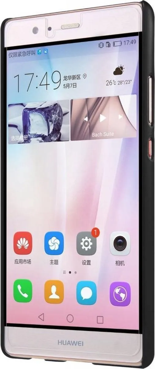 Nillkin Super Frosted Shield Backcover Huawei P9 Plus - Zwart - afbeelding 4 van 6