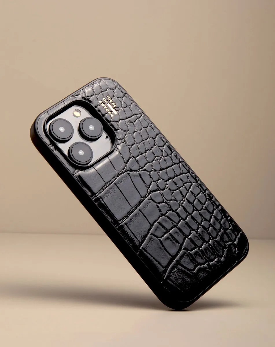 iDeal of Sweden iPhone Backcover Vegan Leather IDVLC-I2361-334 - Zwart