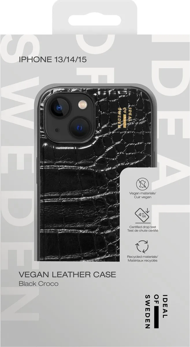 iDeal of Sweden iPhone Backcover Vegan Leather IDVLC-I2361-334 - Zwart
