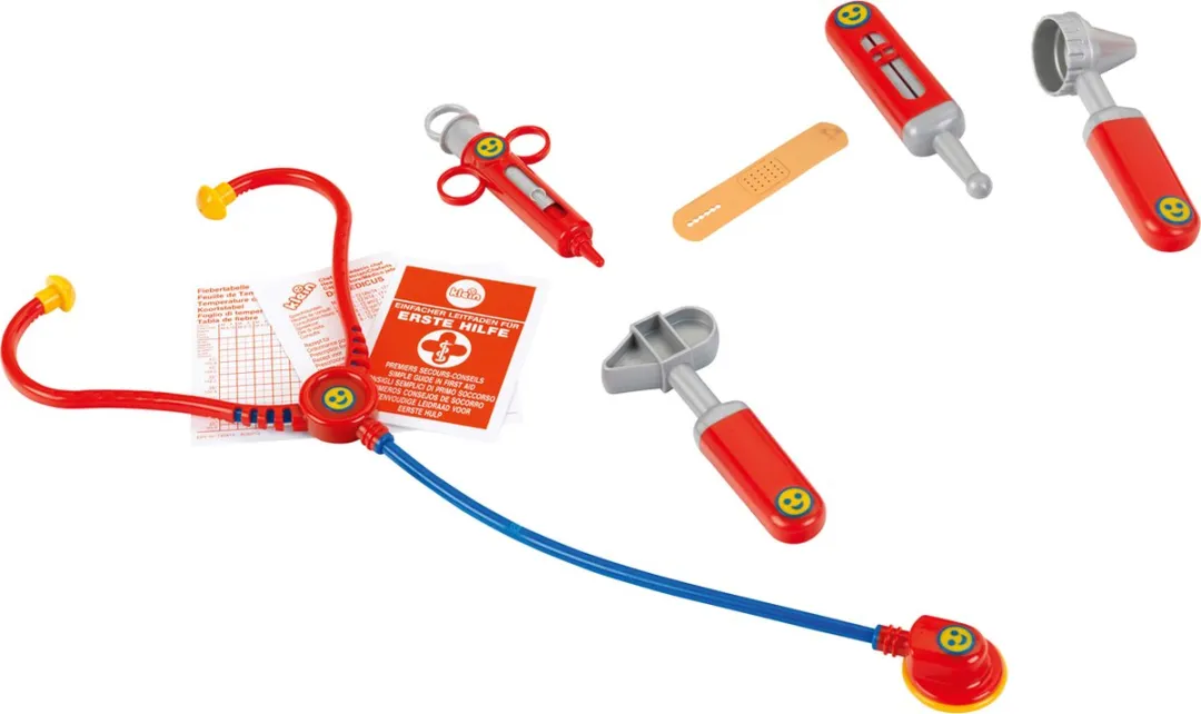 Klein Toys Dokterskoffer - 21,5x8,5x20cm Rood