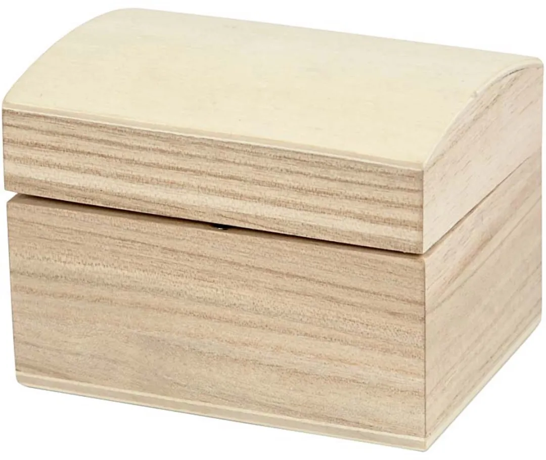 Creativ Company Houten Schatkist 8x6x4,5cm - Bruin
