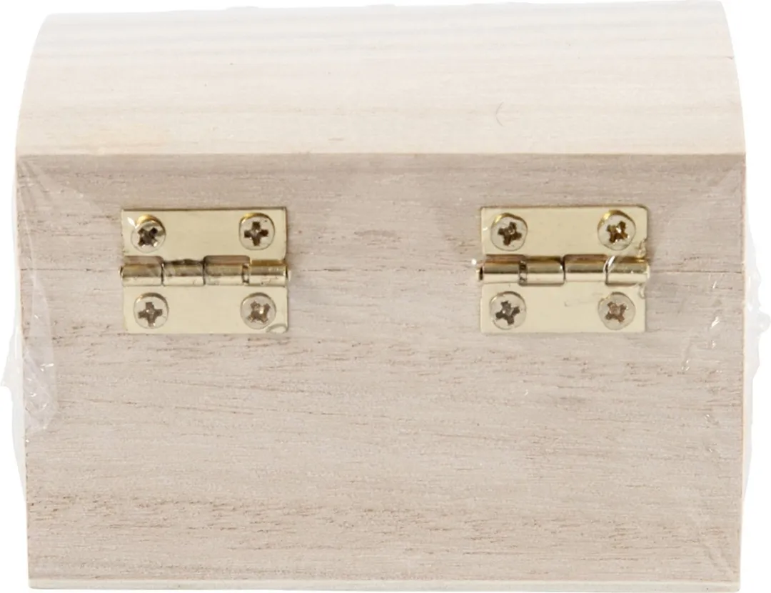 Creativ Company Houten Schatkist 8x6x4,5cm - Bruin