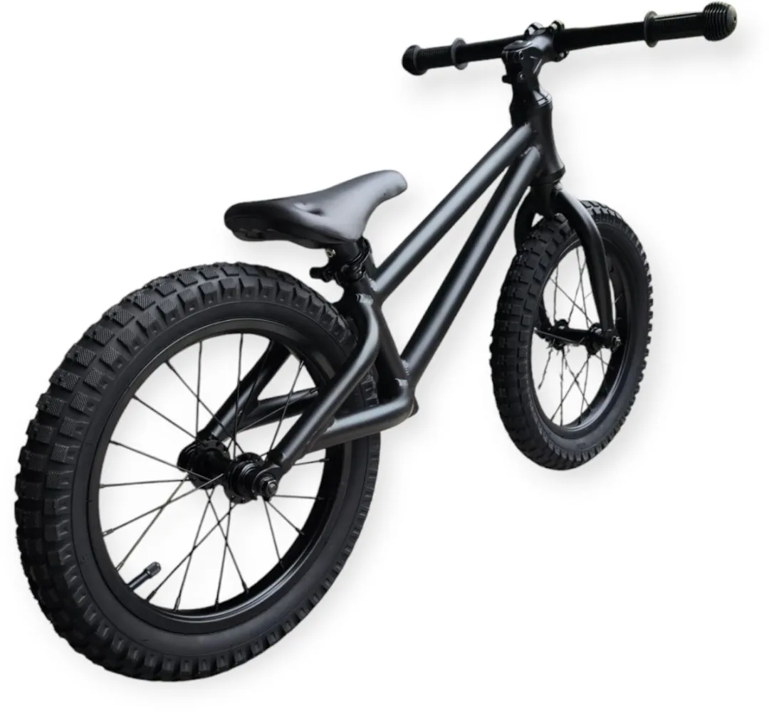 Jobber Fatbike Loopfiets 14 inch - Zwart - afbeelding 6 van 6