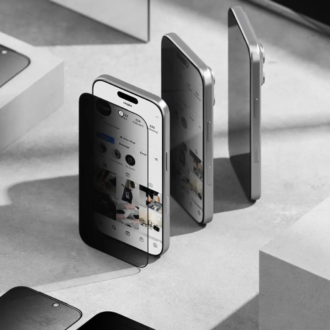 Ringke Easy Slide Privacyglas iPhone 17 - 2 Stuks