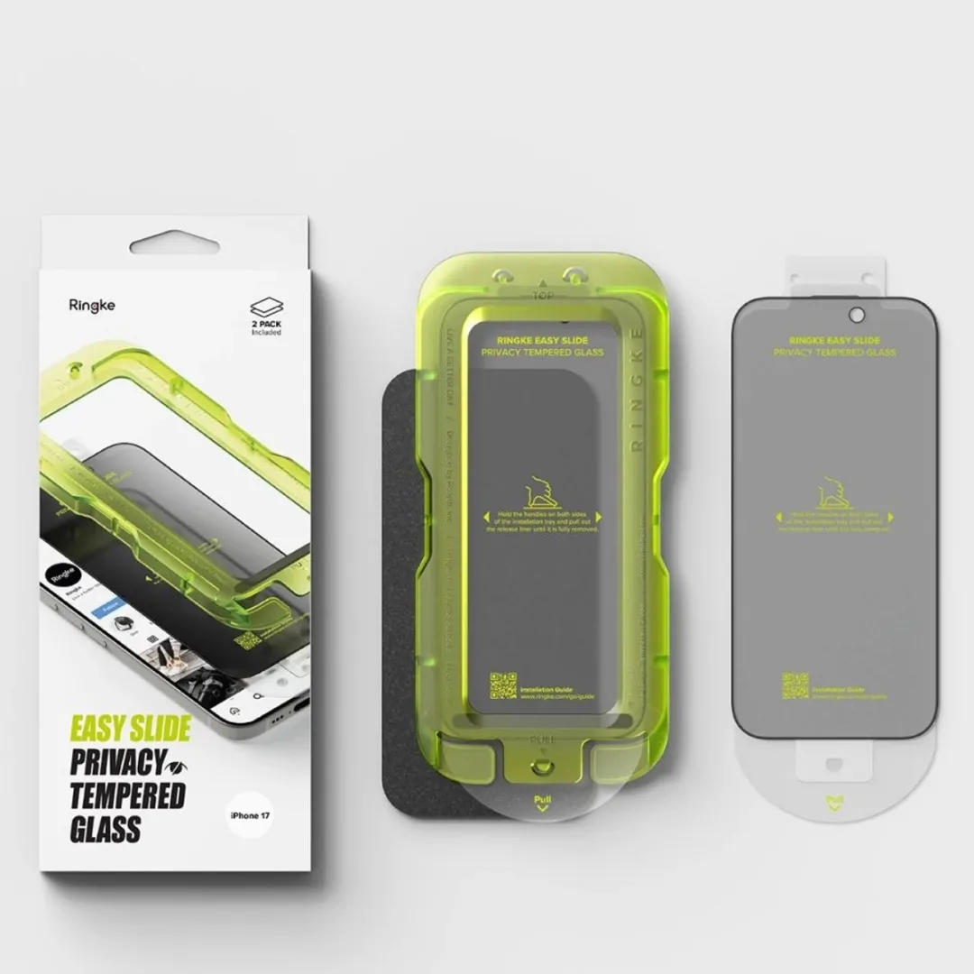 Ringke Easy Slide Privacyglas iPhone 17 - 2 Stuks - afbeelding 6 van 6