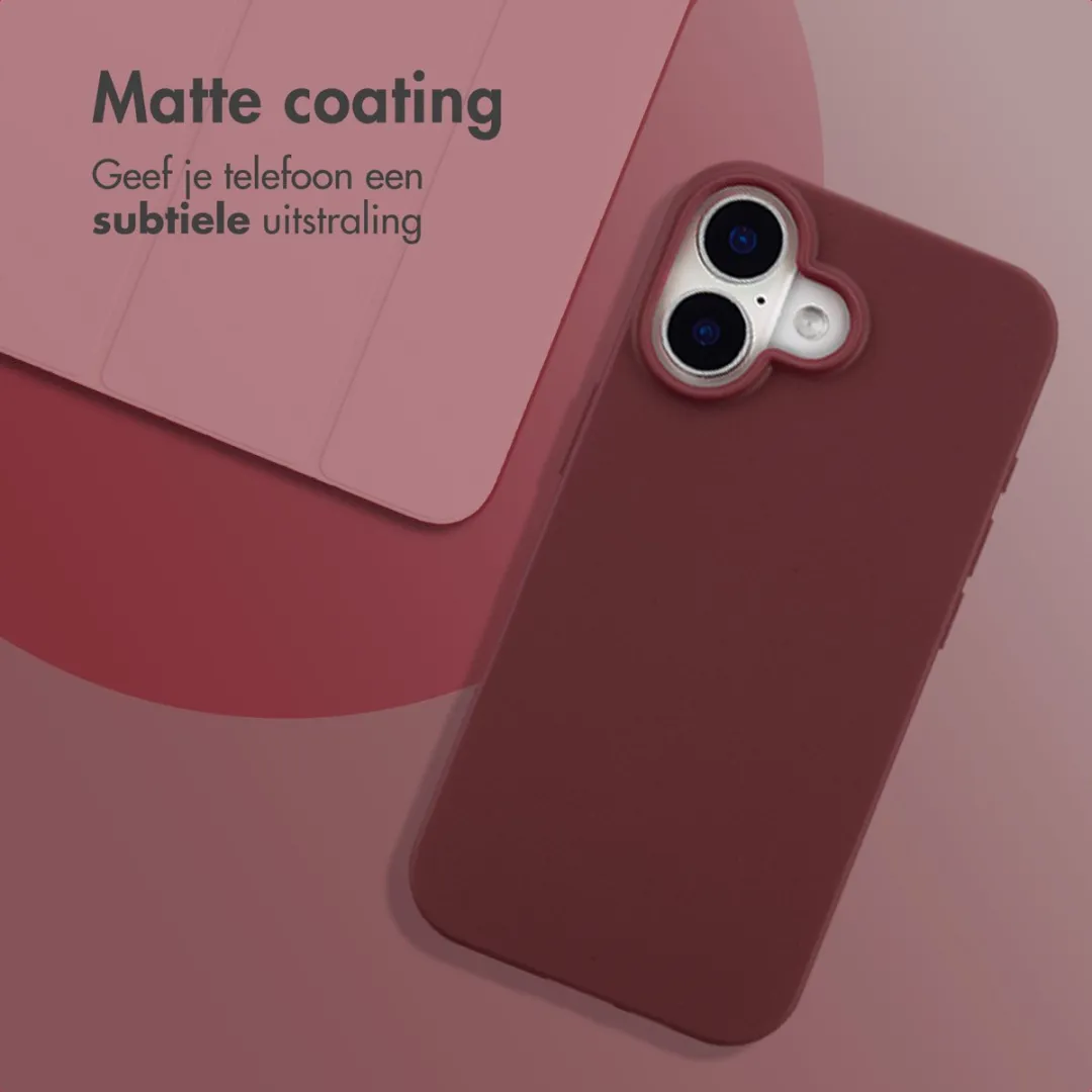 Imoshion Hoesje iPhone 16 Wine Red